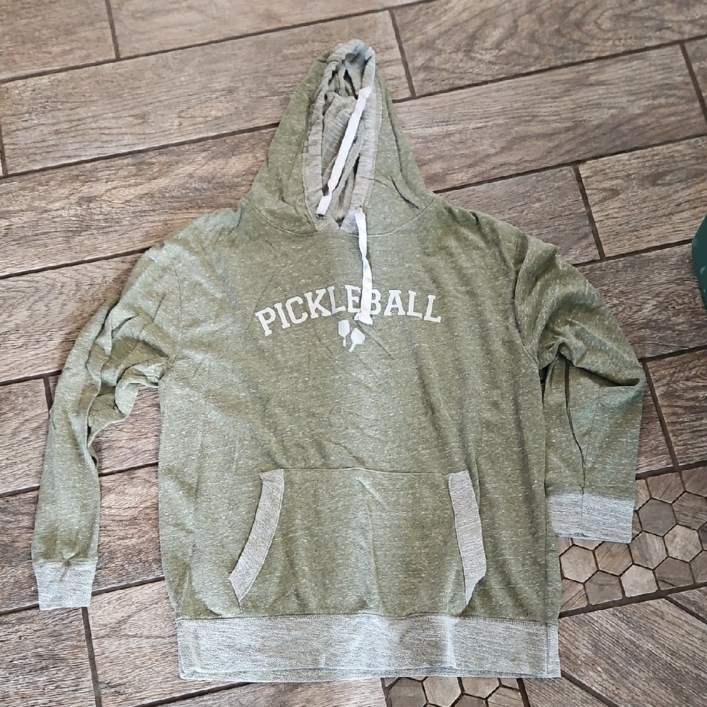 Pickleball Green Hoodie Size Large